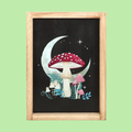FOREST MUSHROOM FRAMED PRINT