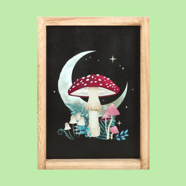 FOREST MUSHROOM FRAMED PRINT