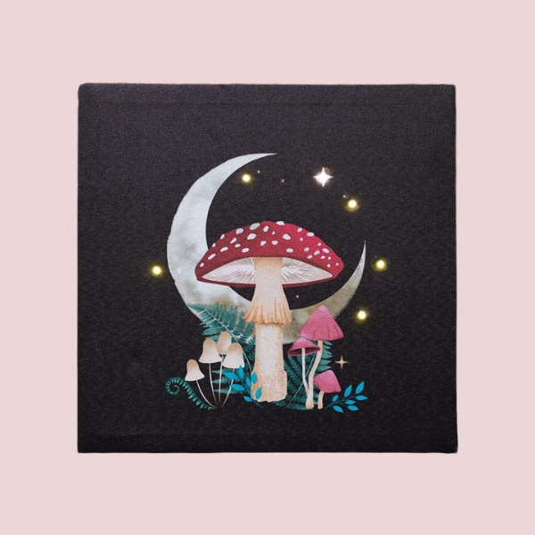 FOREST MUSHROOM LIGHT UP CANVAS