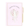 MANIFEST LIKE A GODDESS JOURNAL + ROSE QUARTZ PEN