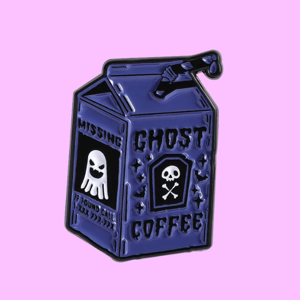 GHOST COFFEE PIN