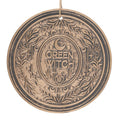 GREEN WITCH TERRACOTTA HANGING PLAQUE