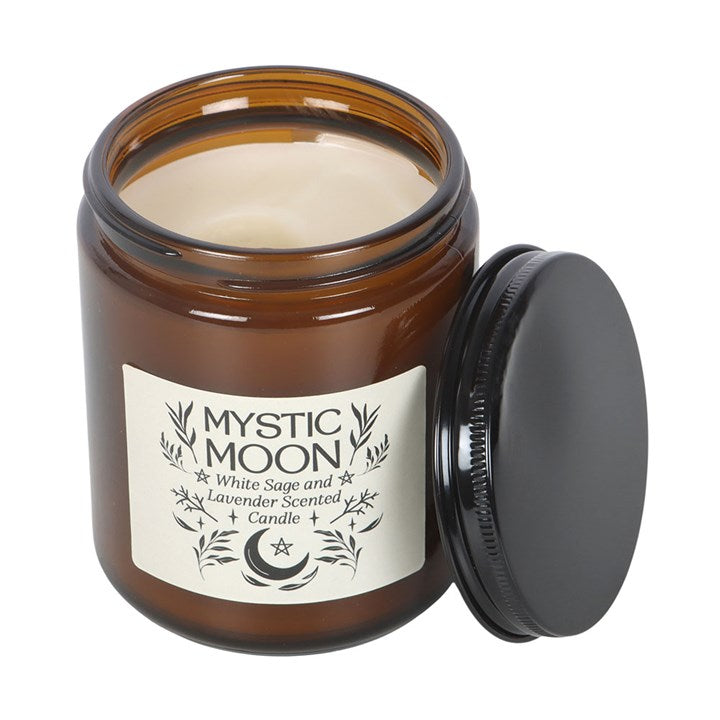 MYSTIC MOON SAGE + LAVENDER CANDLE