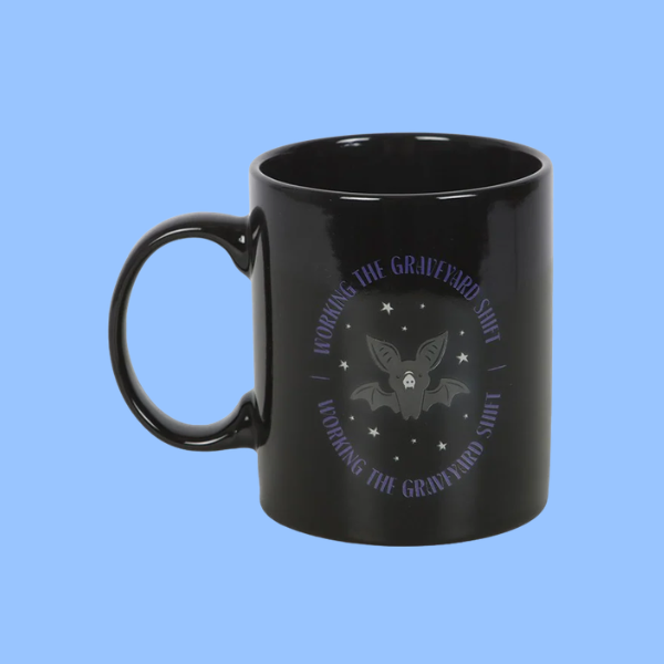 GRAVEYARD SHIFT BAT MUG