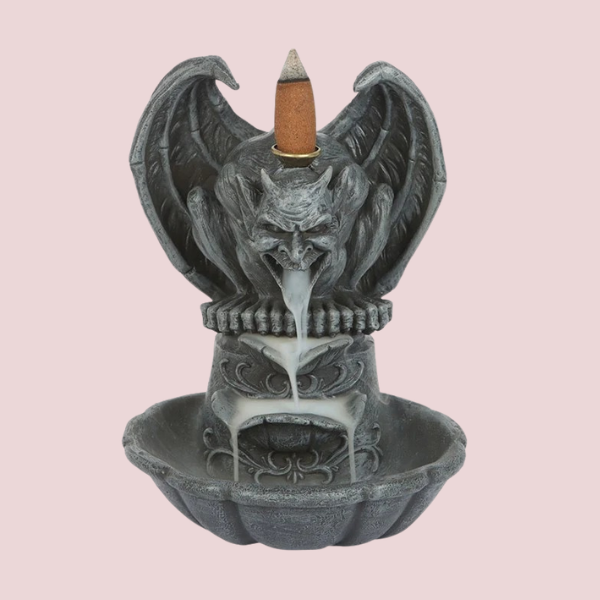 GARGOYLE BACKFLOW INCENSE BURNER