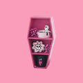 HOT PINK COFFIN DISPLAY SHELF