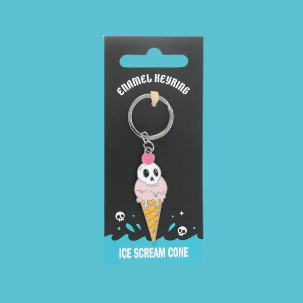 ICE SCREAM CONE KEYRING