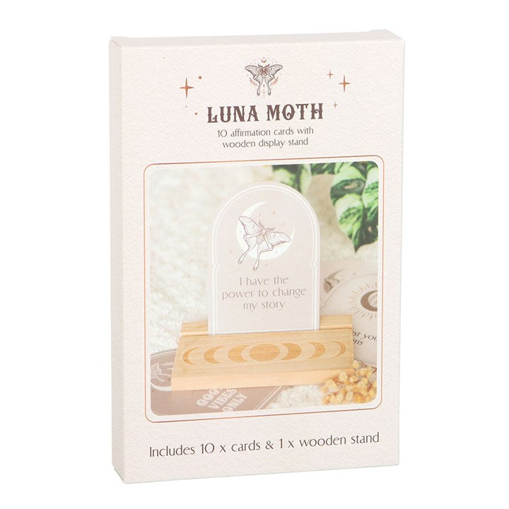 LUNA MOTH AFFIRMATION CARD SET