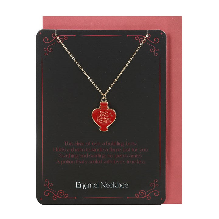LOVE POTION NECKLACE CARD