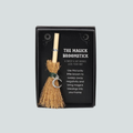 LUCKY MINI MAGICK BROOMSTICK WITH CRESCENT MOON CHARM