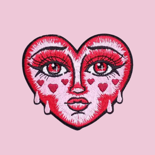 MELTING HEART FACE PATCH
