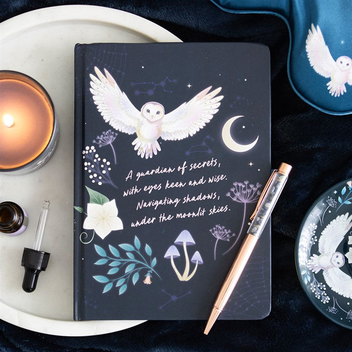 NIGHT OWL JOURNAL + CRYSTAL PEN