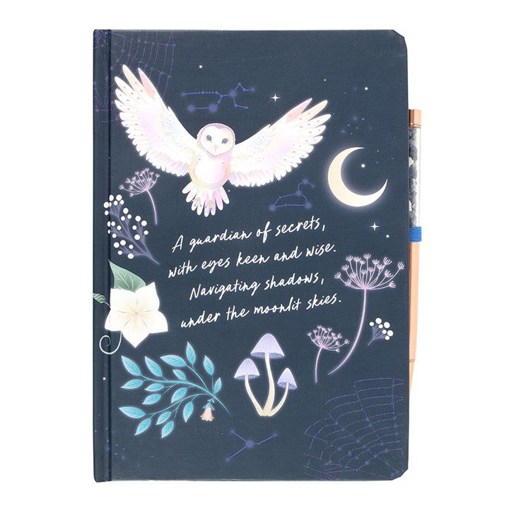 NIGHT OWL JOURNAL + CRYSTAL PEN