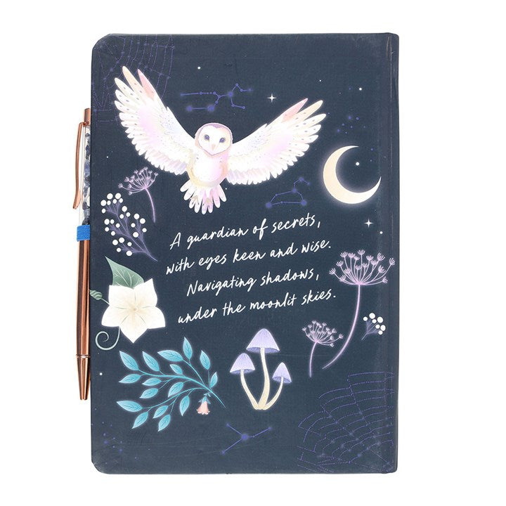 NIGHT OWL JOURNAL + CRYSTAL PEN