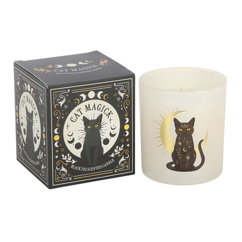 BLACK CAT MAGICK CANDLE