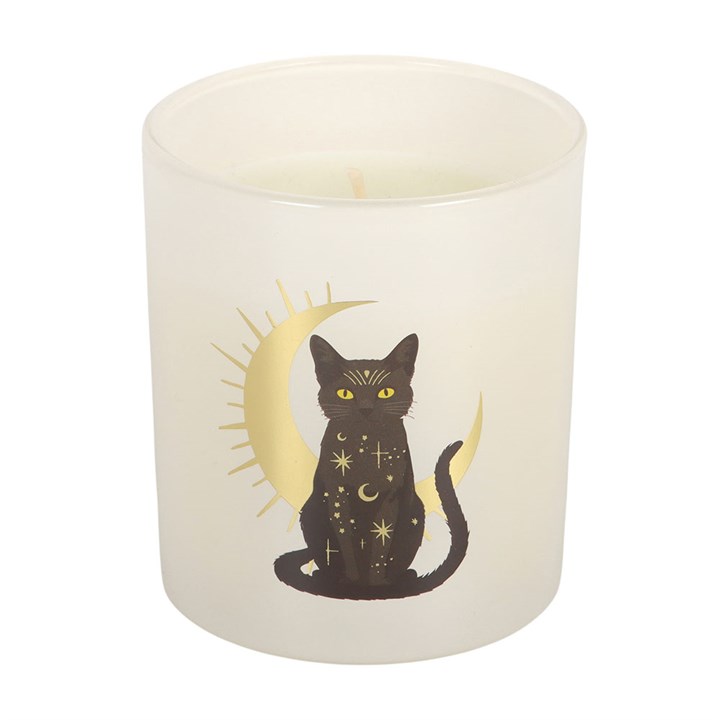 BLACK CAT MAGICK CANDLE