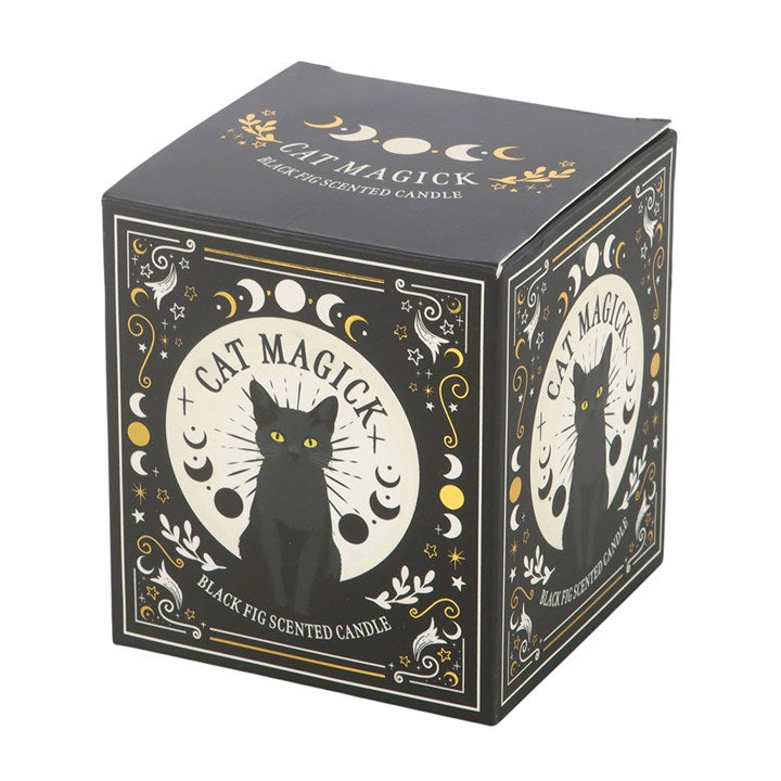BLACK CAT MAGICK CANDLE