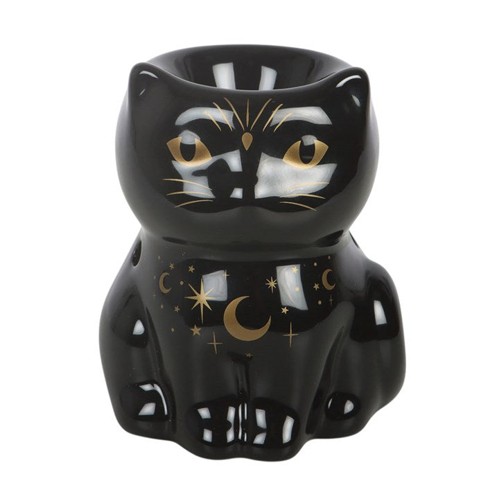 BLACK CAT MAGICK OIL BURNER