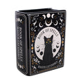 BLACK CAT MAGICK SPELL BOOK VASE