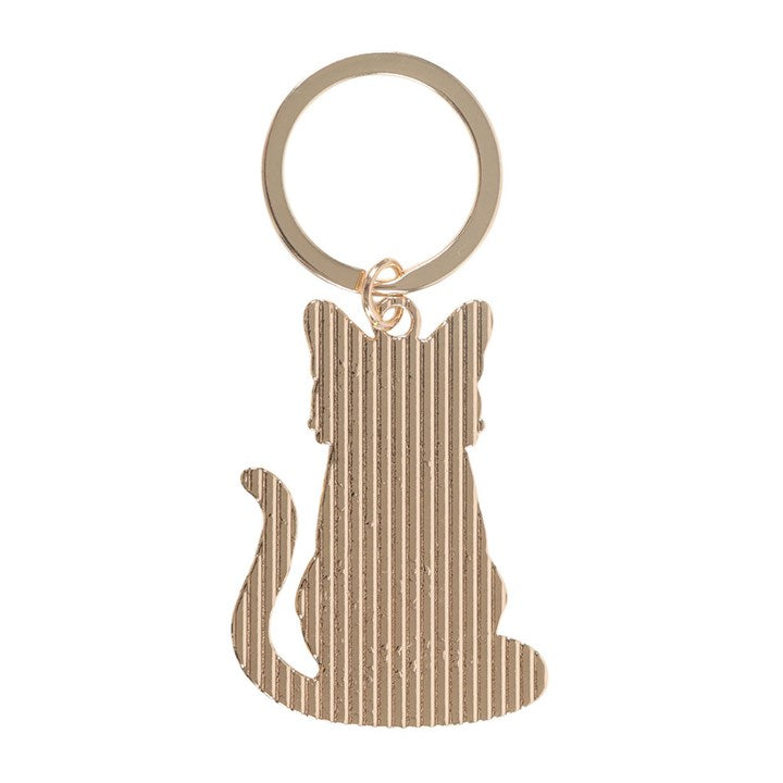BLACK CAT MAGICK KEYRING