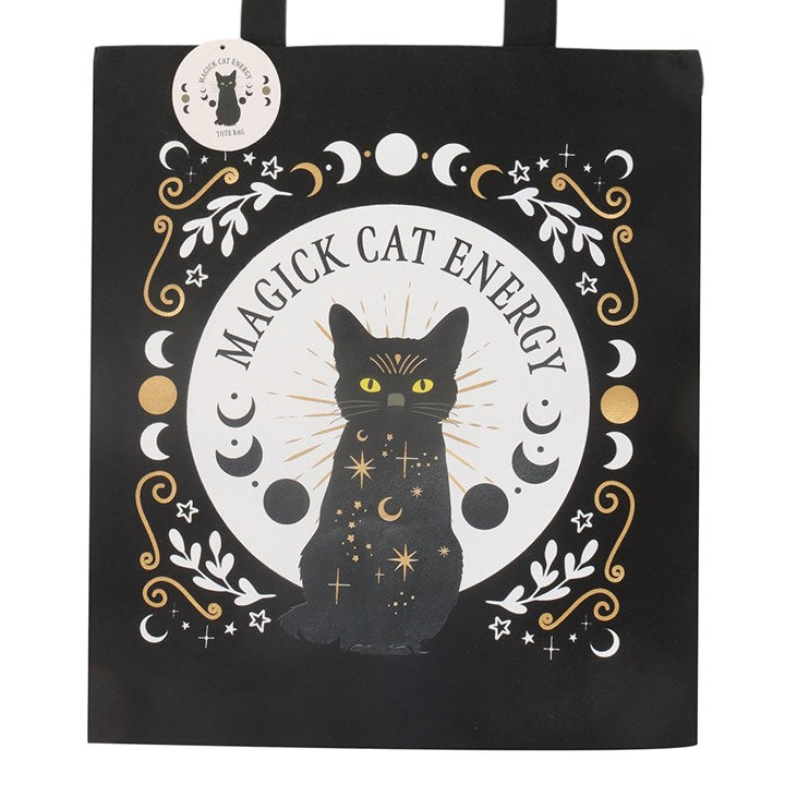 MAGICK CAT ENERGY TOTE BAG