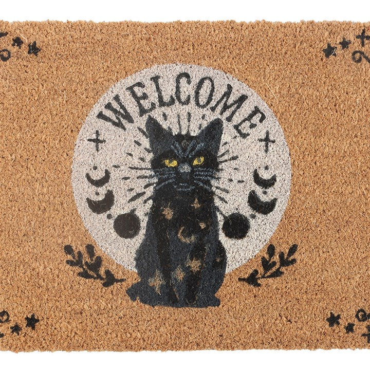 BLACK CAT MAGICK DOORMAT