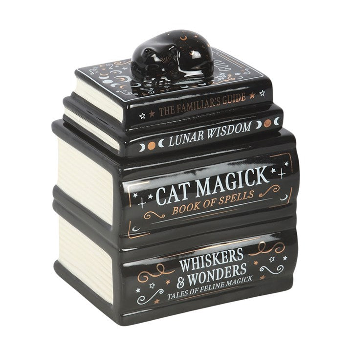 CAT MAGICK BOOK OF SPELLS OIL BURNER + WAX WARMER