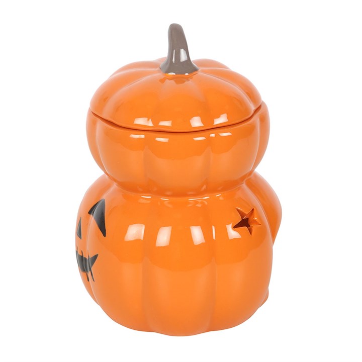 STACKED PUMPKIN OIL BURNER + WAX WARMER