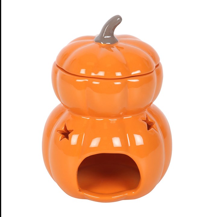 STACKED PUMPKIN OIL BURNER + WAX WARMER