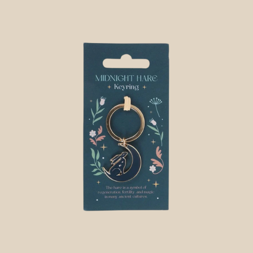 MIDNIGHT HARE KEYRING