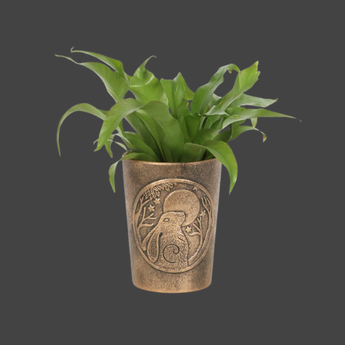 MIDNIGHT HARE PLANT POT