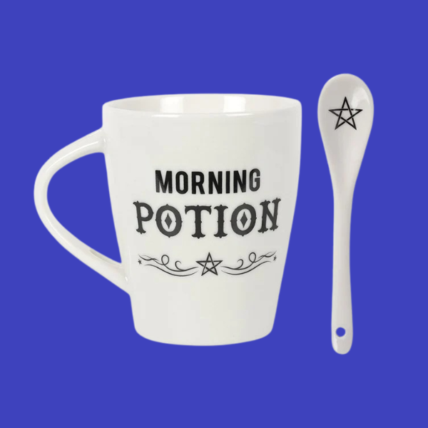 MORNING POTION MUG + SPOON SET