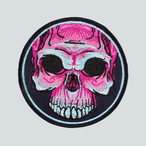 NEON SKULL PATCH