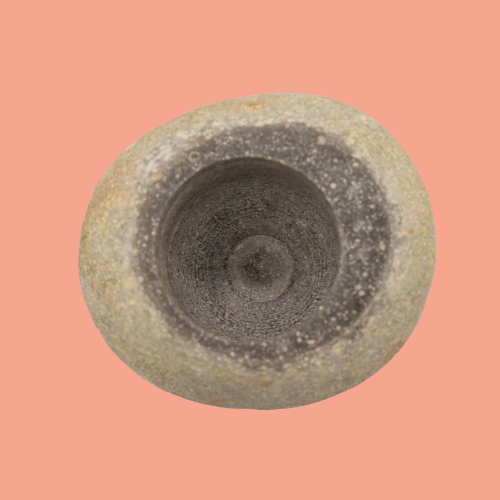 LARGE RIVERSTONE PESTLE + MORTAR