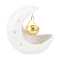 CELESTIAL CRESCENT MOON OIL BURNER