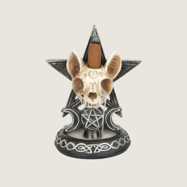 OUIJA CAT BACKFLOW INCENSE BURNER