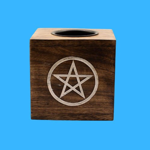 PENTAGRAM MANGO WOOD OIL BURNER
