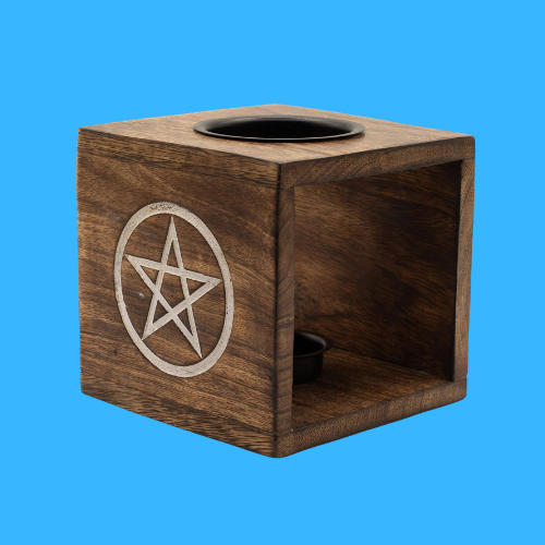 PENTAGRAM MANGO WOOD OIL BURNER