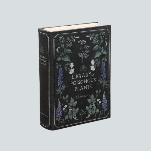 POISONOUS PLANTS BOOK SHAPED STORAGE BOX