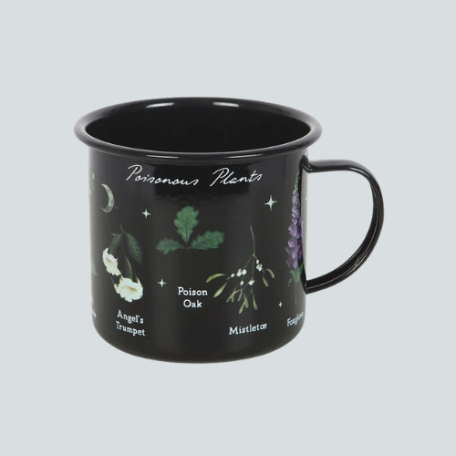 POISONOUS PLANTS ENAMEL MUG