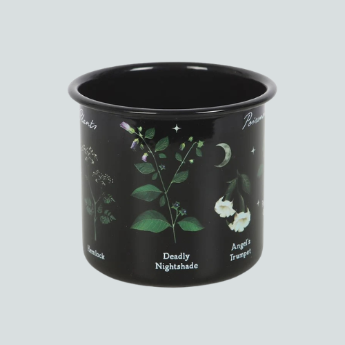 POISONOUS PLANTS ENAMEL MUG