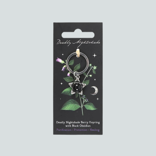 DEADLY NIGHTSHADE KEYRING