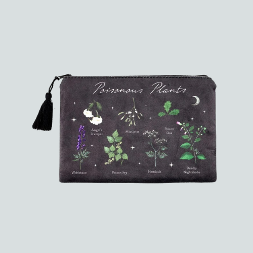 POISONOUS PLANTS MAKEUP BAG