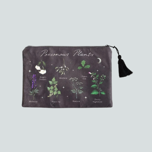 POISONOUS PLANTS MAKEUP BAG