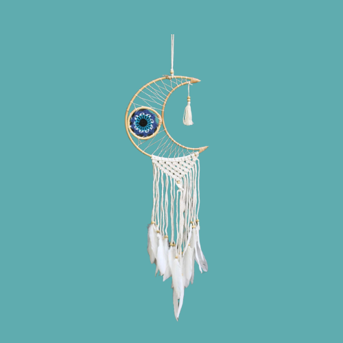 PROTECTION MACRAMÉ MOON DREAMCATCHER