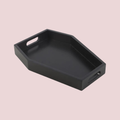 BLACK COFFIN DISPLAY TRAY