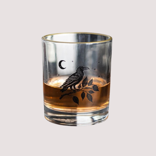 RAVEN GLASS TUMBLER