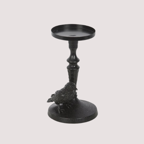 RAVEN PILLAR CANDLE HOLDER