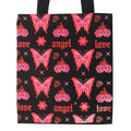 FLAMING BUTTERFLY TOTE BAG