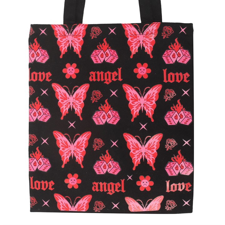FLAMING BUTTERFLY TOTE BAG